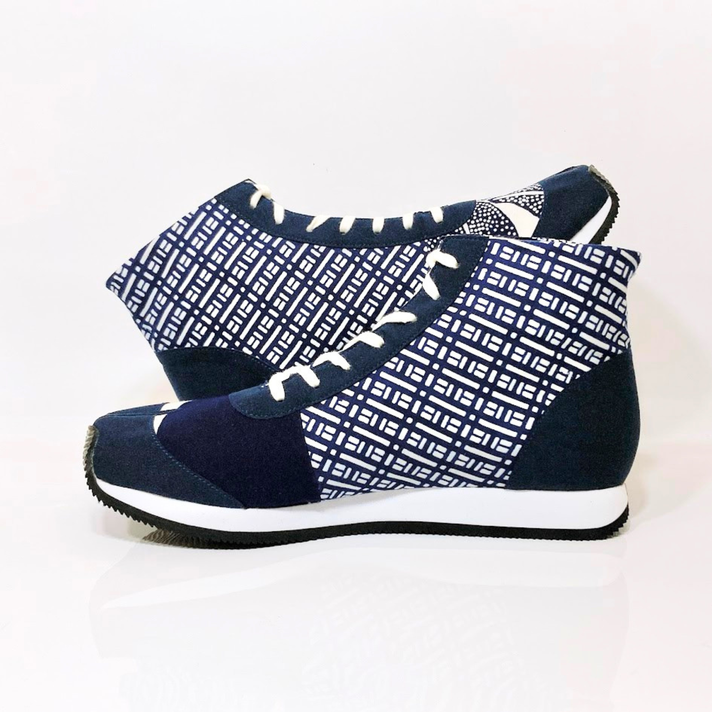 Ninja Tabi Shoes ー Flare Indigo Lily (No.30 / 27cm)