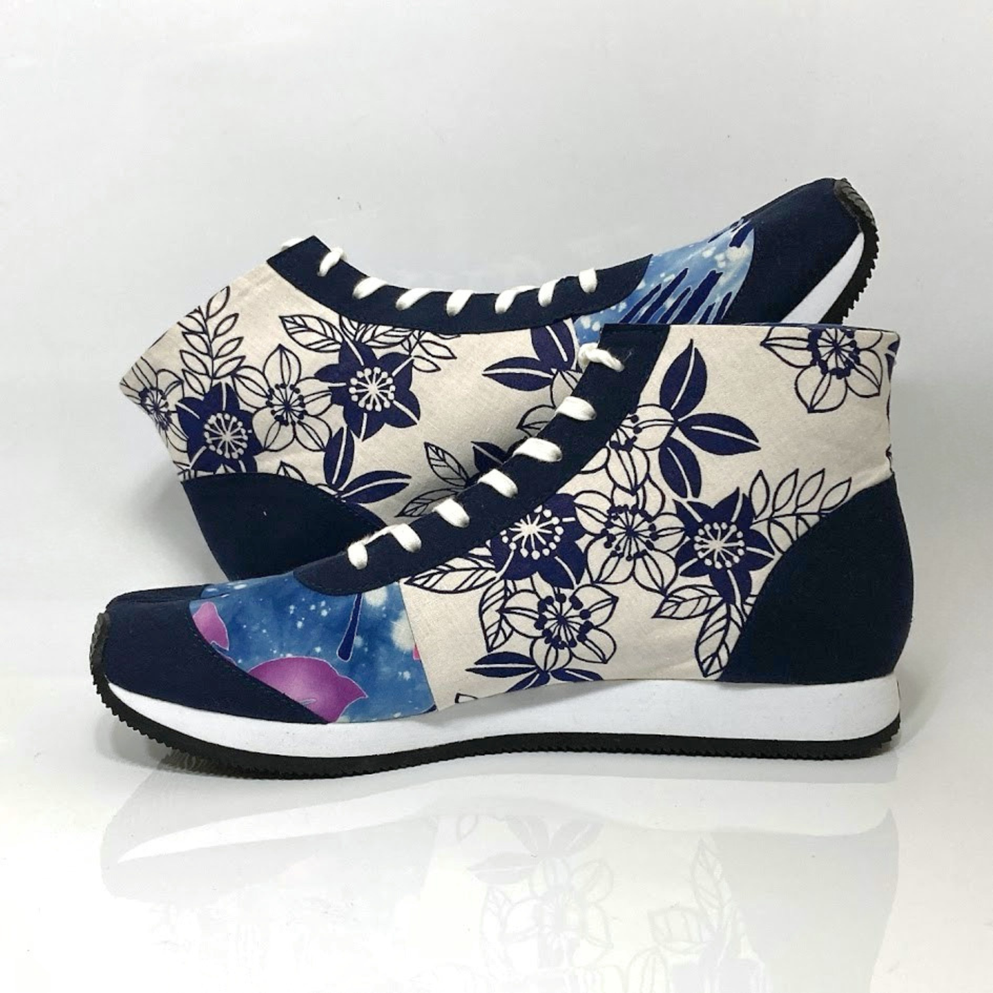 Ninja Tabi Shoes — Flare Water Iris (No.34 / 27cm)