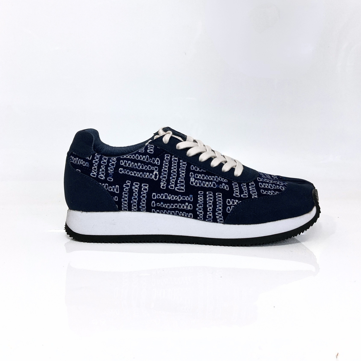 Ninja Tabi Shoes / low-top  — Splinkle Shibori (No.1 / 22cm)