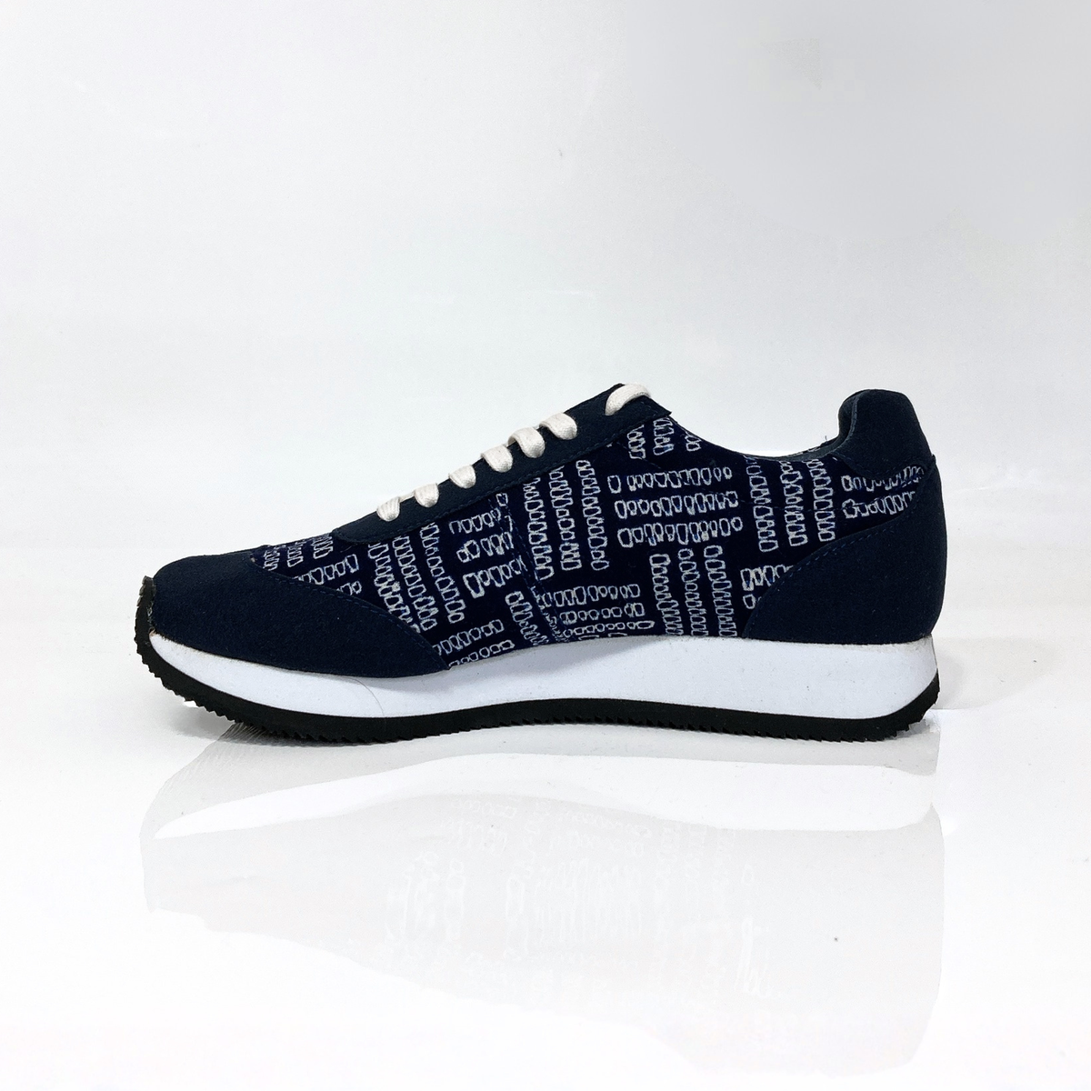 Ninja Tabi Shoes / low-top  — Splinkle Shibori (No.1 / 22cm)