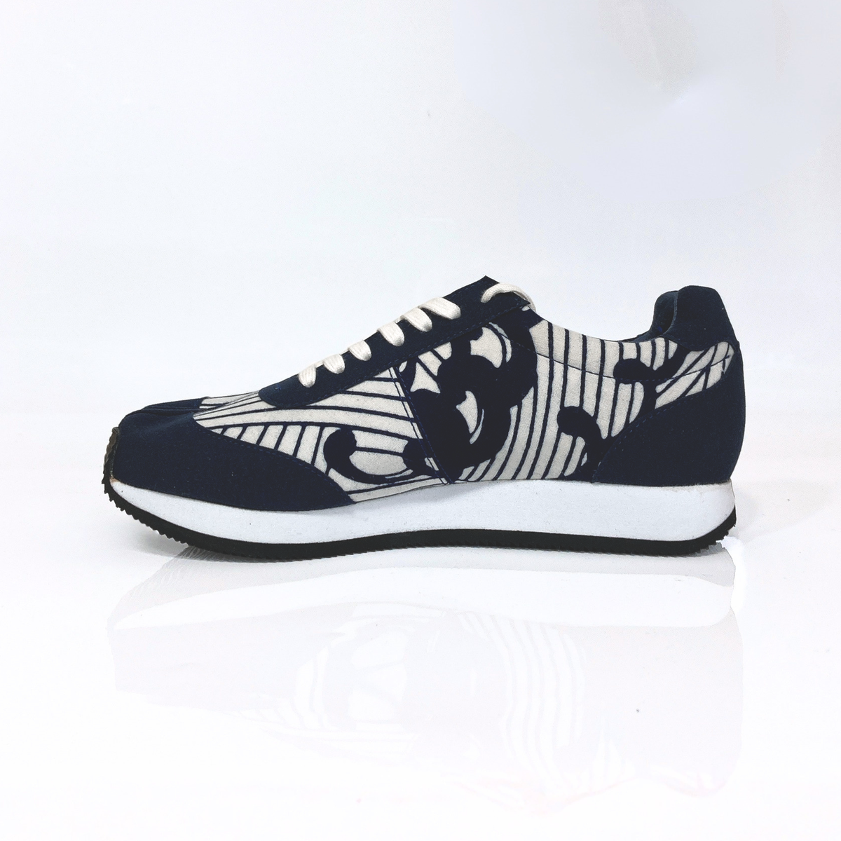 Ninja Tabi Shoes / low-top  — Japanese wave (No.1 / 23cm)