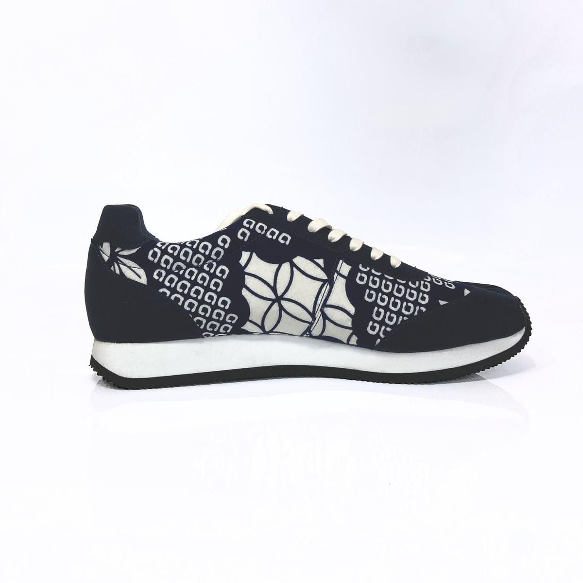 Ninja Tabi Shoes / low-top  — Geometric flower(No.1 / 25cm)