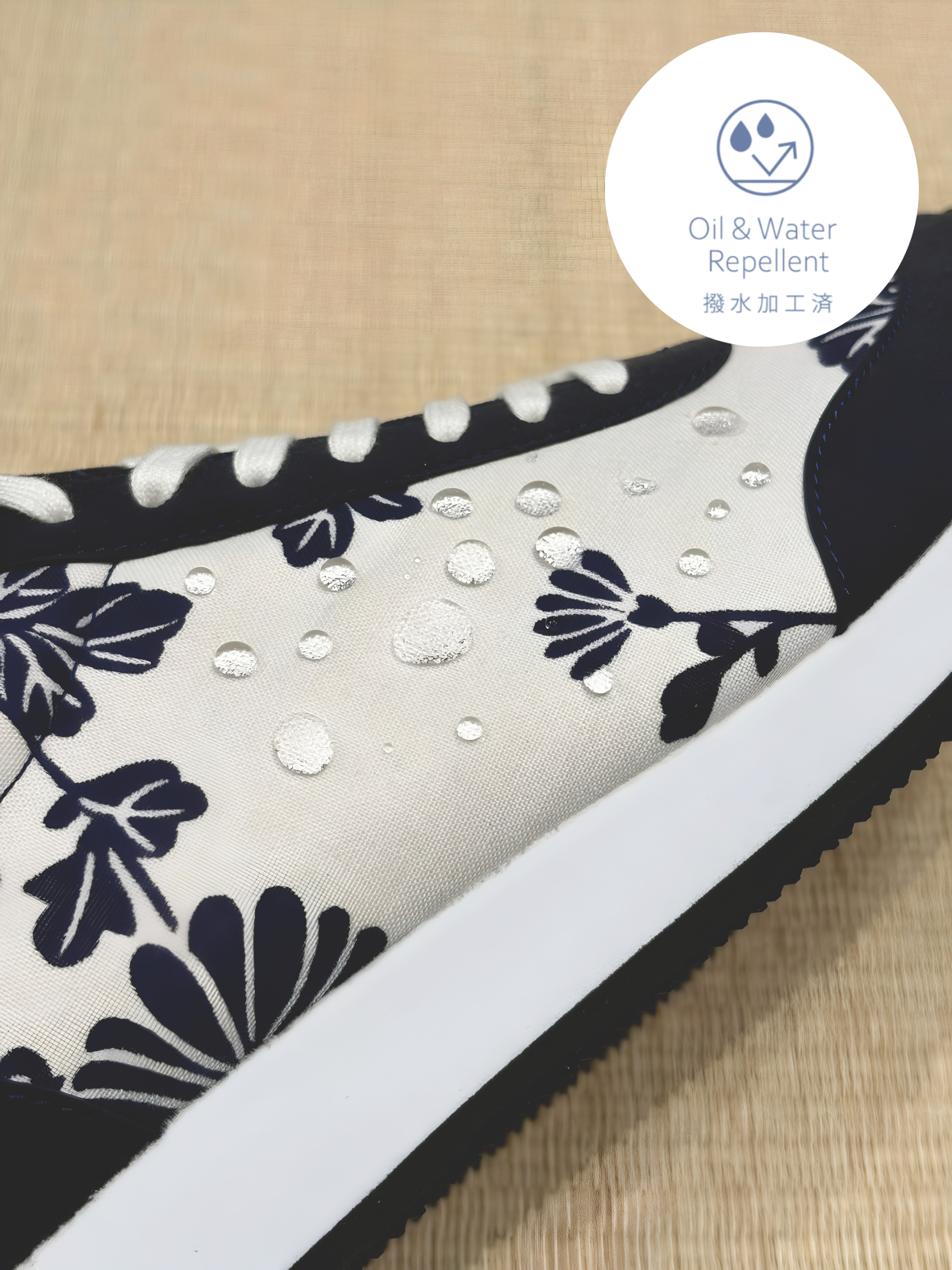 Ninja Tabi Shoes / low-top  — Splinkle Wave (No.1 / 31cm)
